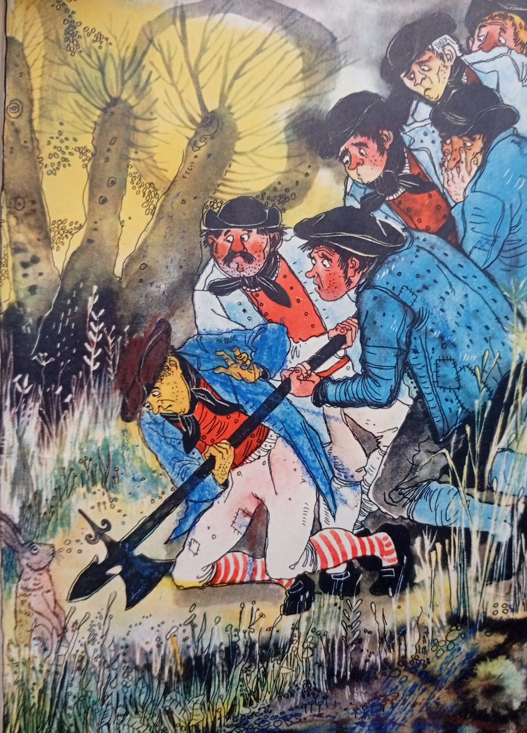 Illustration K. Fischer I Fairy tales of Brothers Grimm I Berliner Kinderbuchverlag 1958 I Photography by Jasmin Liebetrau