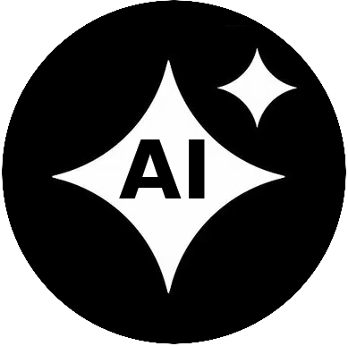 AI Symbol - Correction referring to the typically used rhombic symbol for AI-products to brand artificially created works and functions in interfaces - 2026 JL built with GIMP