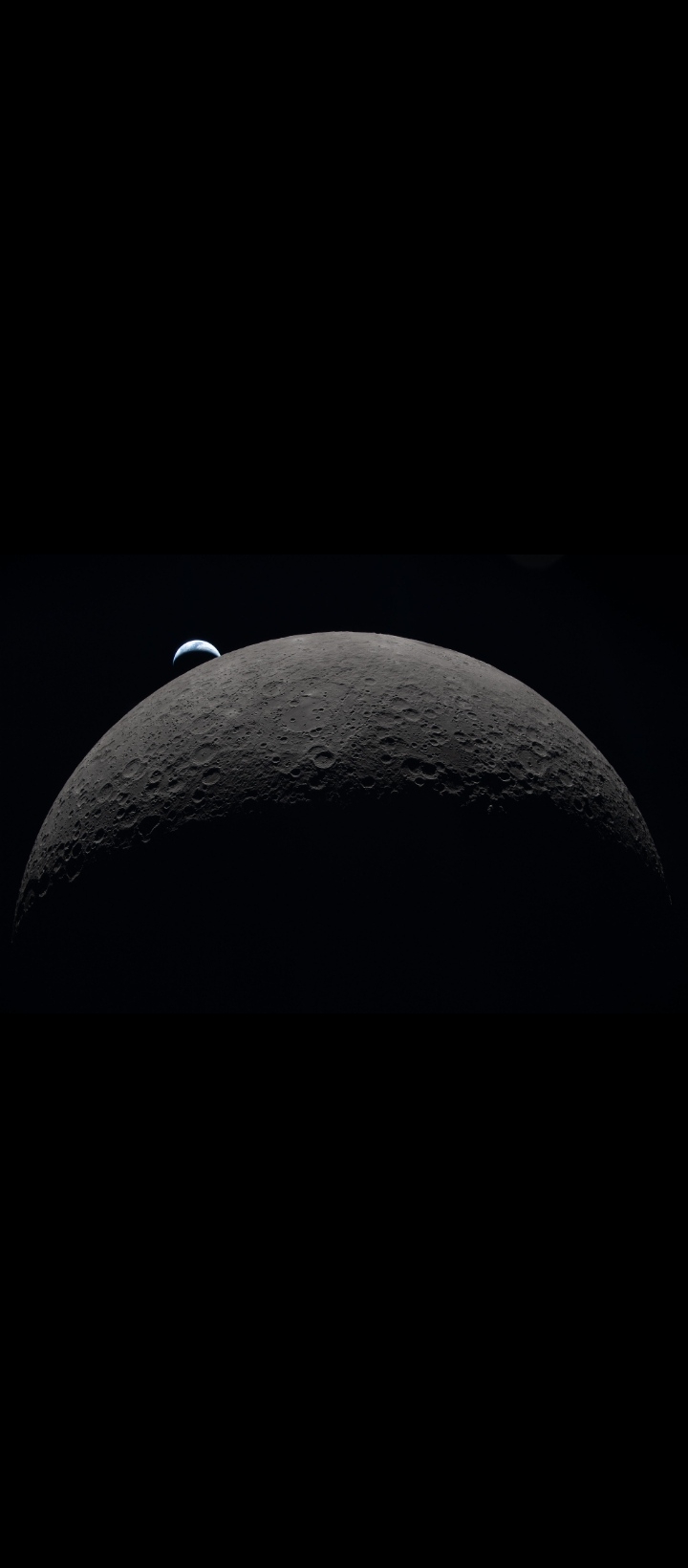 Earth behind the Moon I Perspective I seen on x.com